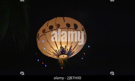 Sky Lantern Stock Photo