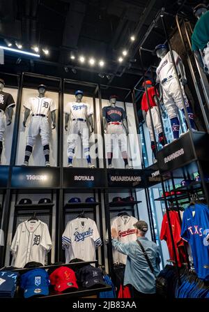Major League Baseball flagship store in Rockefeller Center offers