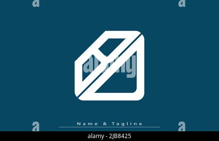 Alphabet letters Initials Monogram logo BD, DB Stock Vector