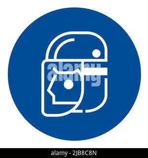 Simple wear protective face mask icons for your design Stock Vector
