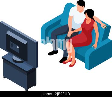 living room with tv clipart icon