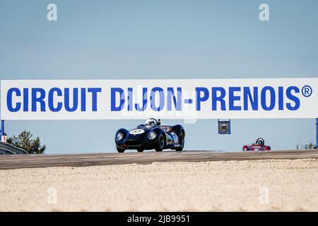 Dijon, France. 04th June, 2022. 370 Saif ASSAM/Sam HANCOCK, (CAN / GBR ), Shelby Cobra 289 1964, Action during the Grand Prix de l'Age d'Or 2022, from June 3 to 5, 2022 on the Circuit de Dijon-Prenois, in Dijon, France - Photo Julien Cuer / DPPI Credit: DPPI Media/Alamy Live News Stock Photo