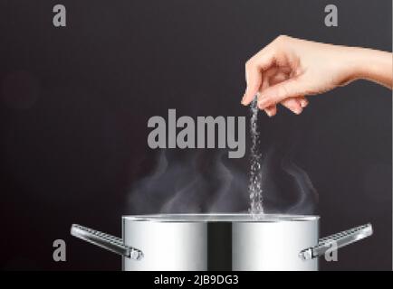 Boiling water Stock Vector Images - Alamy