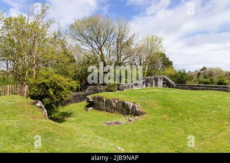 Aughnaure Castle, County Galway, Ireland Stock Photo
