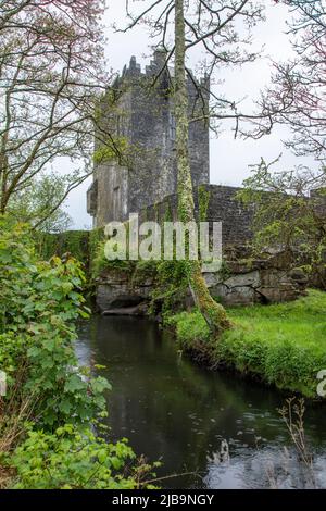 Aughnaure Castle, County Galway, Ireland Stock Photo