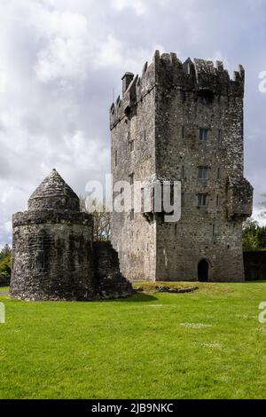 Aughnaure Castle, County Galway, Ireland Stock Photo