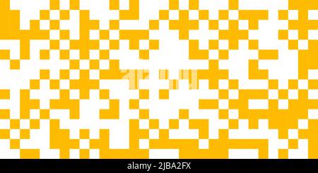 Background with pixels, abstract digital banner. Background with squares, digital pattern. Vector seamless cover Stock Vector