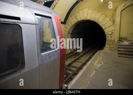 Aldwych tubę station Stock Photo