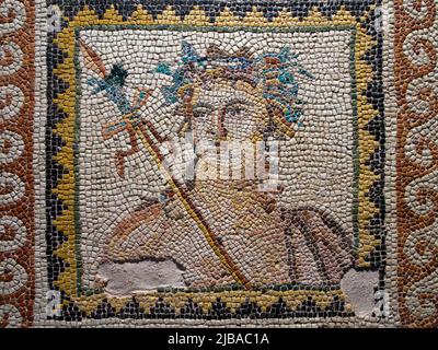 GAZIANTEP - TURKEY / June 07. 2014-: Zeugma Museum is the world's number one mosaic museum Stock Photo