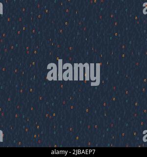 Binary computer code random signs Stock Vector