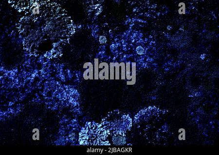 beautiful abstract stone background. artistic dark blue decorative banner with space for text Stock Photo