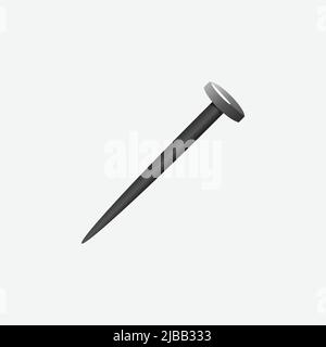 Nail icon. Cartoon of sickle vector icon - Vector Stock Vector