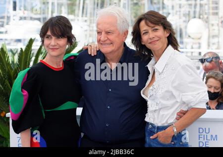 Photo Call Palais des Festivals Cannes Featuring: Geraldine Pailhas, Sophie Marceau, André Dussollier Where: Cannes, France When: 08 Jul 2021 Credit: Pat Denton/WENN Stock Photo