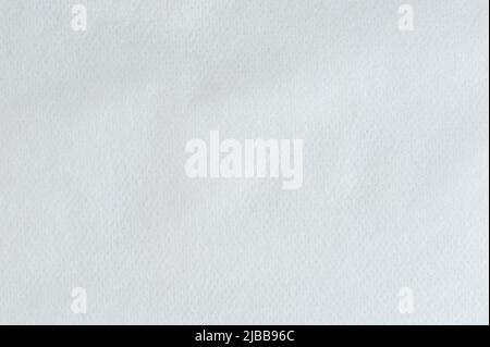 Perforated white textile background texture background close up view Stock Photo