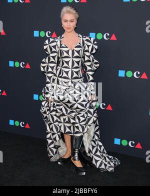 Los Angeles, USA. 04th June, 2022. Victoria arrives at The MOCA Gala 2022 held at The Geffen Contemporary at MOCA in Los Angeles, CA on Saturday, June 3, 2022 . (Photo By Juan Pablo Rico/Sipa USA) Credit: Sipa USA/Alamy Live News Stock Photo