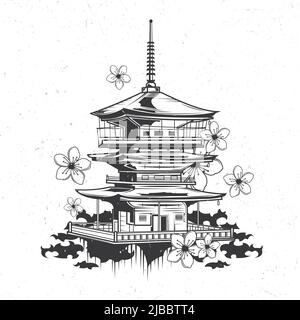 7,400+ Japanese Temple Illustrations, Royalty-Free Vector Graphics & Clip  Art - iStock | Japanese temple silhouette, Japanese temple low angle, Japanese  temple close up