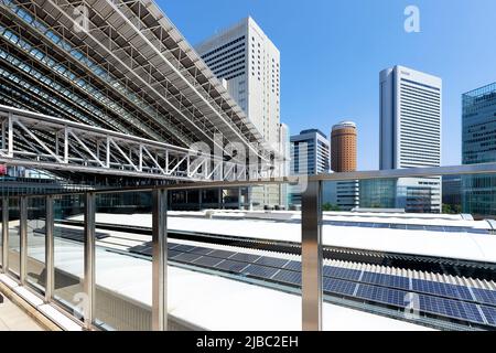 Japan. Kansai. Osaka. The railway station Stock Photo