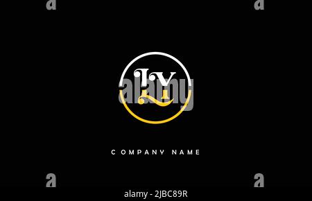 YL, LY Alphabets Letters Logo Monogram Stock Vector