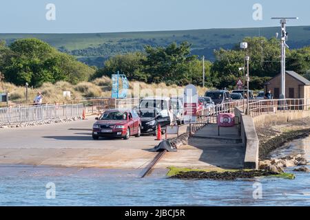 Chain ferry from Studland to Sandbanks,Dorset,UK Stock Photo - Alamy