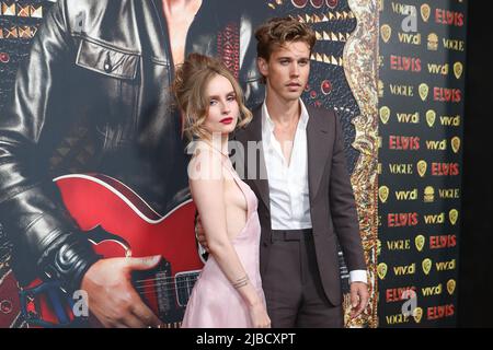 June 5, 2022: AUSTIN BUTLER and OLIVIA DEJONGE attends the Sydney Premiere of ELVIS at The State Theatre on June 05, 2022 in Sydney, NSW Australia  (Credit Image: © Christopher Khoury/Australian Press Agency via ZUMA  Wire) Stock Photo