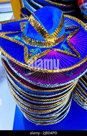 Mexico City, January 24th 2019: Novelty souvenirs of Mexico for sale at Mexico City Airport Stock Photo