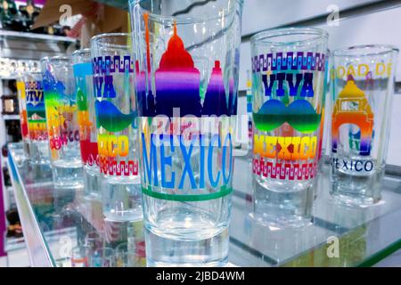 Mexico City, January 24th 2019: Novelty souvenirs of Mexico for sale at Mexico City Airport Stock Photo