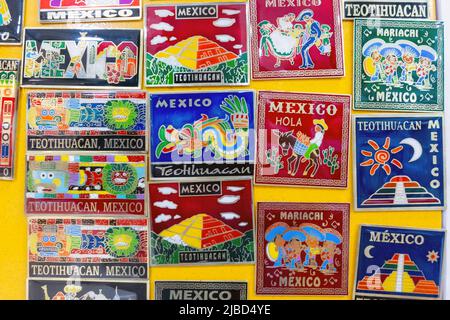 Mexico City, January 24th 2019: Novelty souvenirs of Mexico for sale at Mexico City Airport Stock Photo