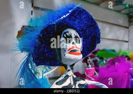 Mexico City, January 24th 2019: Novelty souvenirs of Mexico for sale at Mexico City Airport Stock Photo