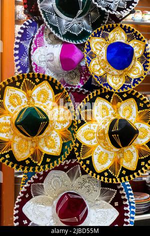 Mexico City, January 24th 2019: Novelty souvenirs of Mexico for sale at Mexico City Airport Stock Photo