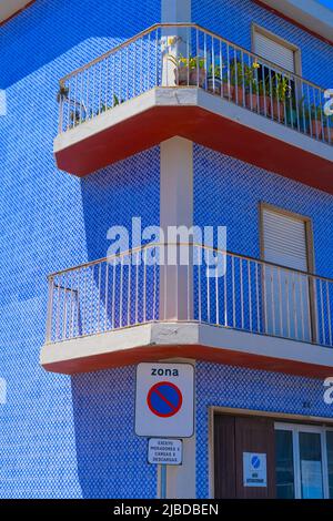close-up of typical portugal house Stock Photo