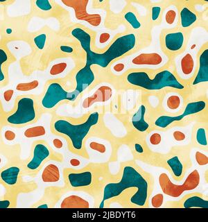 Seamless strange animal skin inspired surface pattern design for print. Stock Photo
