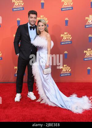 Chris Tamburello, Lili Solares attends the 2022 MTV MOVIE & TV AWARDS ...