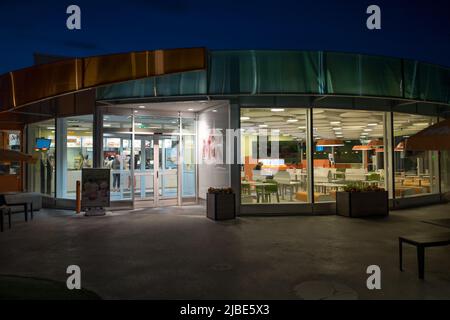 MAX burger joint located in Jönlöping, Sweden Stock Photo