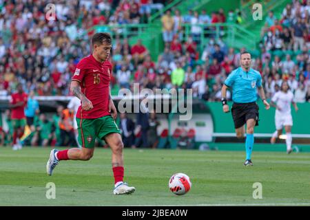 June 05, 2022. Lisbon, Portugal. Portugal's and Porto midfielder Otavio (16) in action during the UEFA Nations League Final Tournament between Portugal and Switzerland Credit: Alexandre de Sousa/Alamy Live News Stock Photo