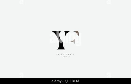 Alphabet letters Initials Monogram logo YF FY Y F Stock Vector