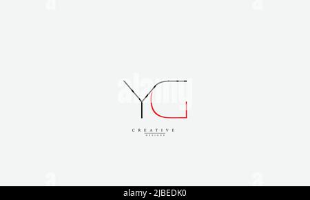 Alphabet letters Initials Monogram logo YG GY Y G Stock Vector