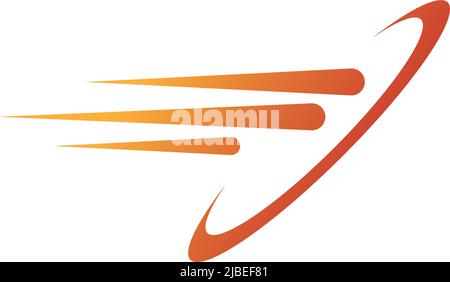 Meteor icon logo design illustration template vector Stock Vector