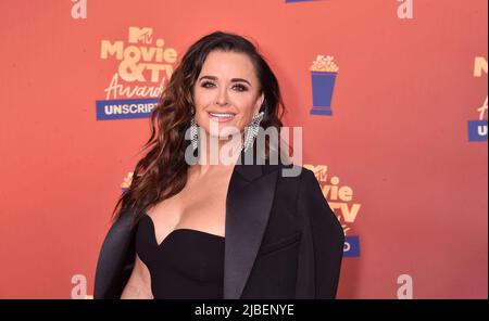 SANTA MONICA, CA - JUNE 02: Kyle Richards attends the 2021 MTV Movie & TV Awards: UNSCRIPTED on June 2, 2022 at Barker Hangar in Santa Monica, California. Credit: Jeffrey Mayer/JTMPhotos/MediaPunch Stock Photo