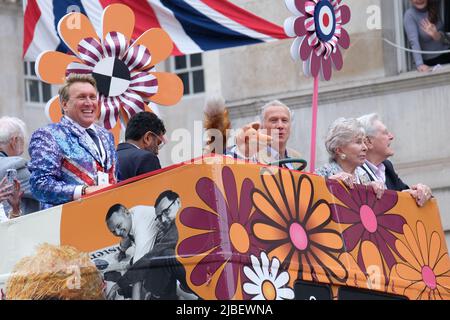 London UK 5th June 2022. Basil Brush and former Blue Peter