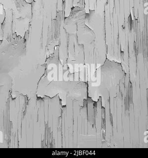 Close-up of gray peeling plaster. The texture of an old plastered wall Stock Vector