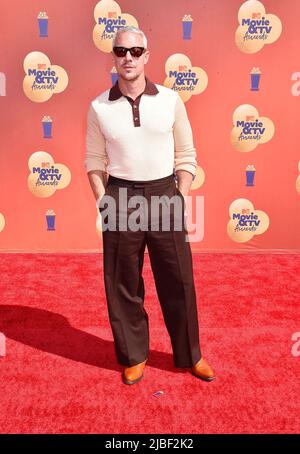 SANTA MONICA, CA - JUNE 05: Diplo attends the 2022 MTV Movie & TV Awards at Barker Hangar on June 05, 2022 in Santa Monica, California. Stock Photo