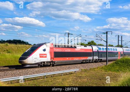 TGV Sud-Est, A High Speed SNCF Train, Now On Display In The Cité Du ...