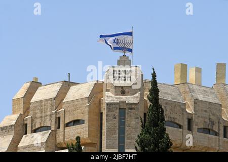 Flag of Israel and text SHABBAT SHALOM on wooden background Stock Photo -  Alamy