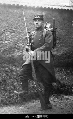 French soldier WW1 poilu grand geurre Stock Photo - Alamy