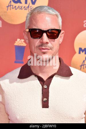 Santa Monica, Ca. 05th June, 2022. Diplo attends the 2022 MTV Movie & TV Awards at Barker Hangar on June 05, 2022 in Santa Monica, California. Credit: Jeffrey Mayer/Jtm Photos/Media Punch/Alamy Live News Stock Photo