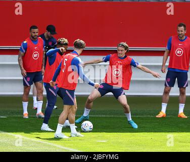 Munich, Germany. June 6th 2022: Conor Gallagher of England during training at FC Bayern Campus, Munich. Picture date: 6th June 2022. Picture credit should read: David Klein/Sportimage Credit: Sportimage/Alamy Live News Stock Photo