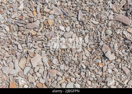 Close up of white and grey stones. Stock Photo