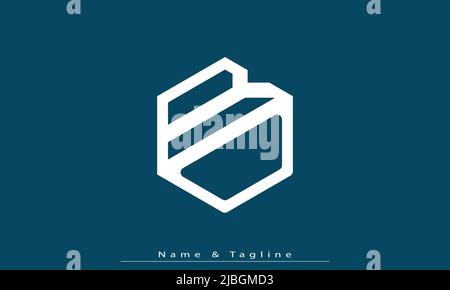 Alphabet letters Initials Monogram logo BO, OB Stock Vector