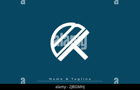 Alphabet letters Initials Monogram logo BT, TB Stock Vector