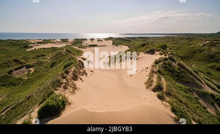 Over the dunes at Merthyr Mawr. Please credit: Phillip Roberts Stock Photo